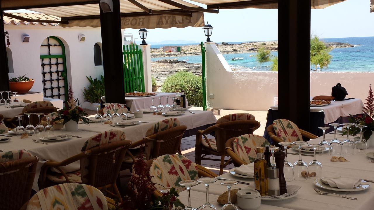 Hostal Restaurante Playa Colonia de Sant Jordi Eksteriør bilde