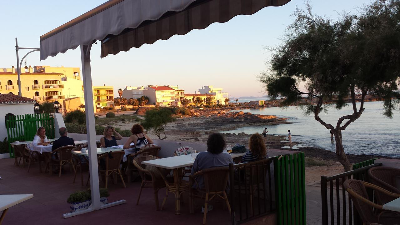 Hostal Restaurante Playa Colonia de Sant Jordi Eksteriør bilde