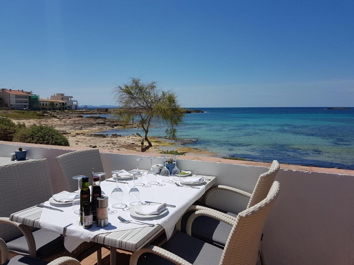 Hostal Restaurante Playa Colonia de Sant Jordi Eksteriør bilde